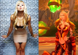 We vote Kristen Bell should be cast as the Blood Elf...WoW!